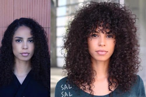Best curly bangs hairstyles this year
