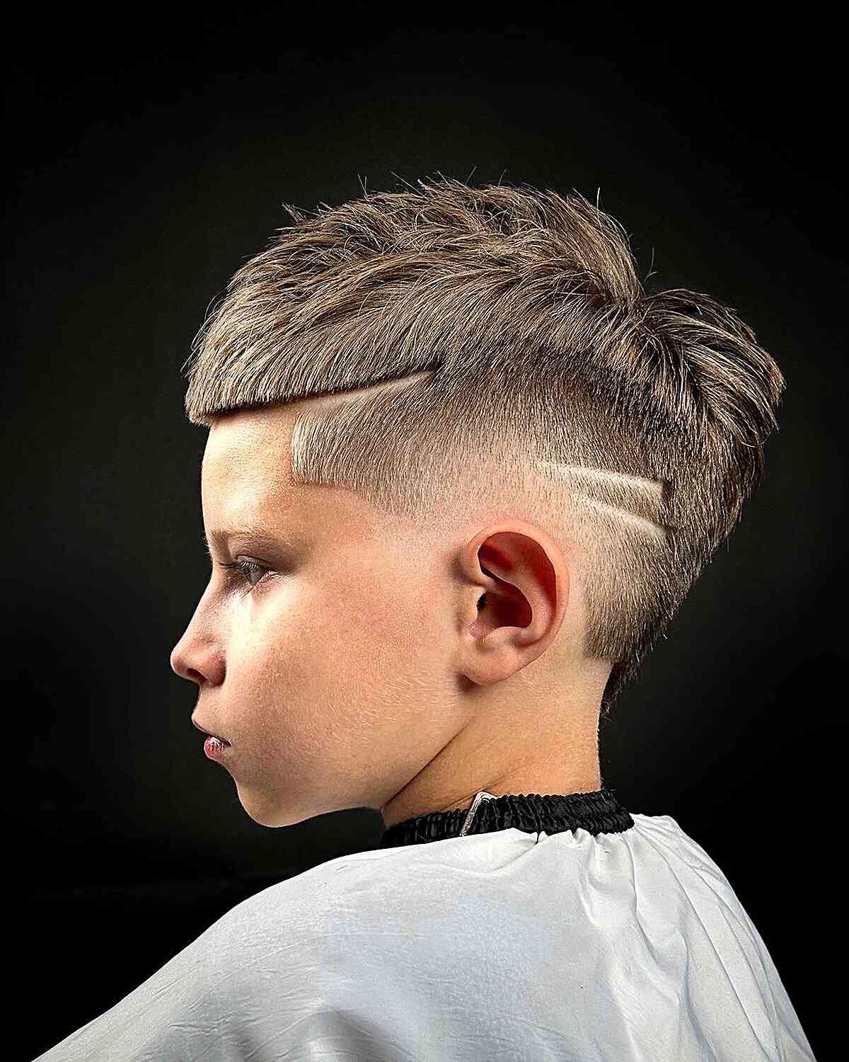 Cool Shaved Designs on a Short Cut for Little Boys
