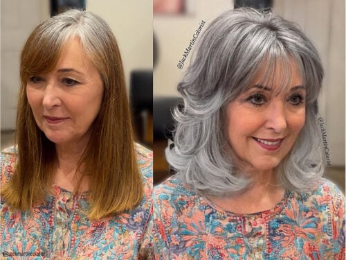 Gorgeous ways older women are coloring gray hair