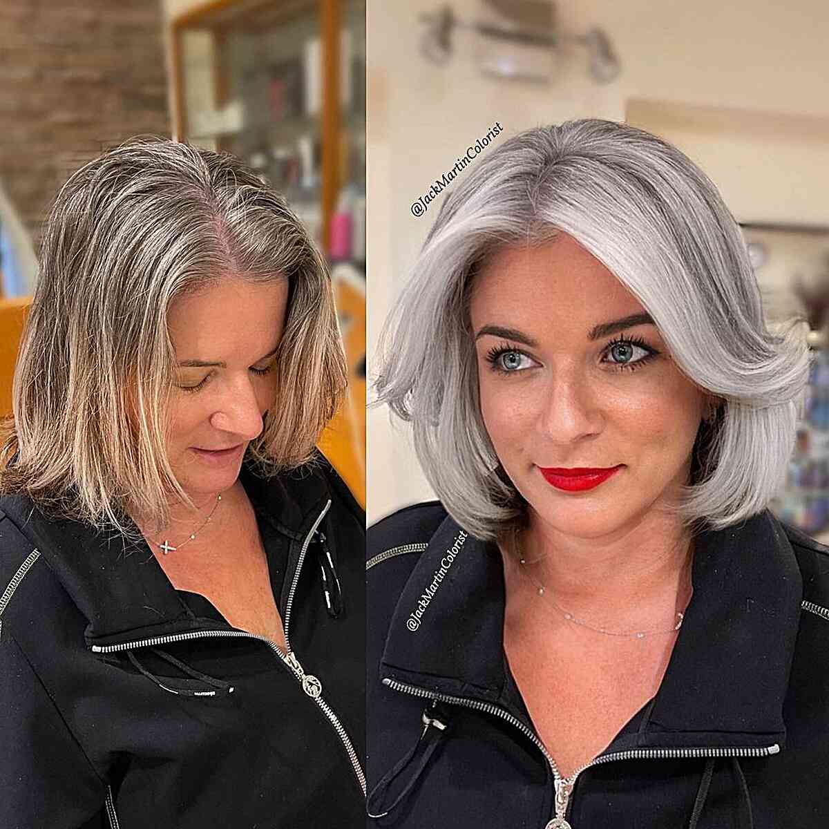 Lowlights for Silver Hair and Ladies Aged 40 and Over