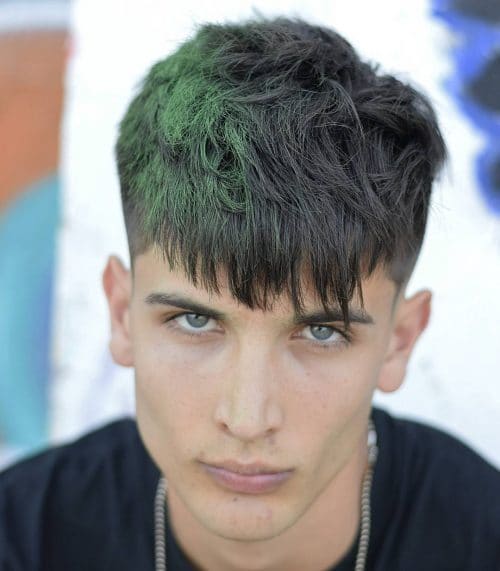 Natural Black and Green on the Side