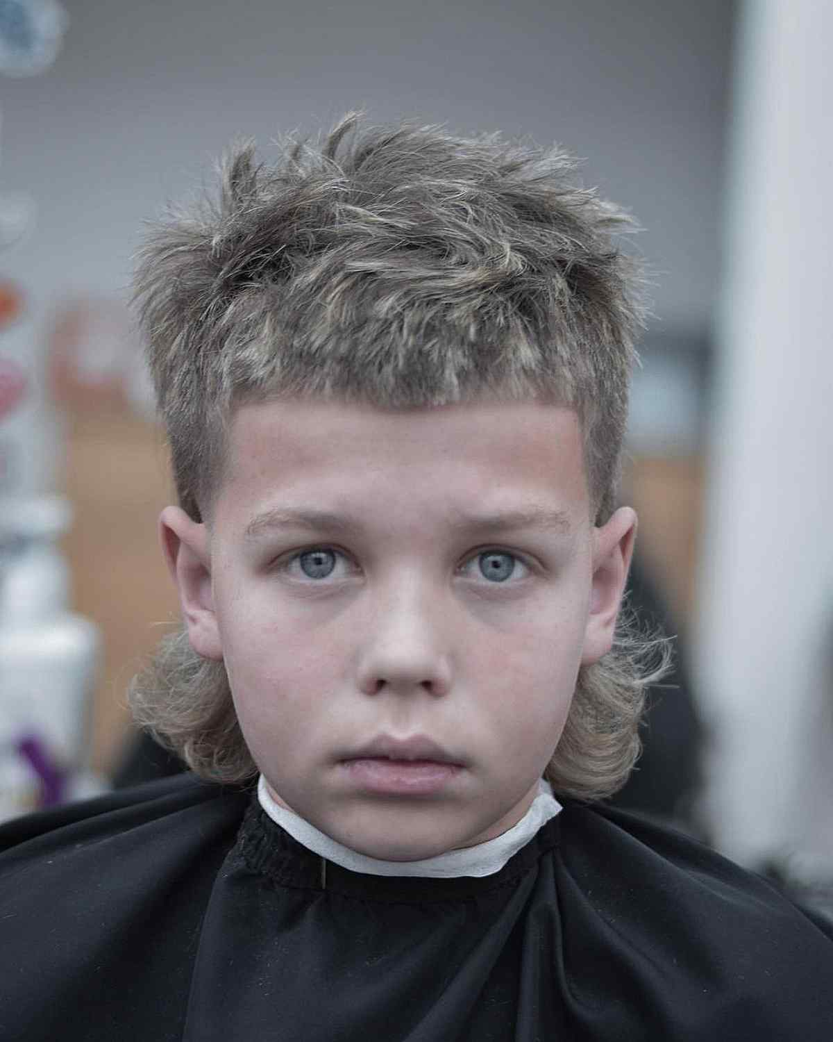 Messy Mullet for Younger Boys