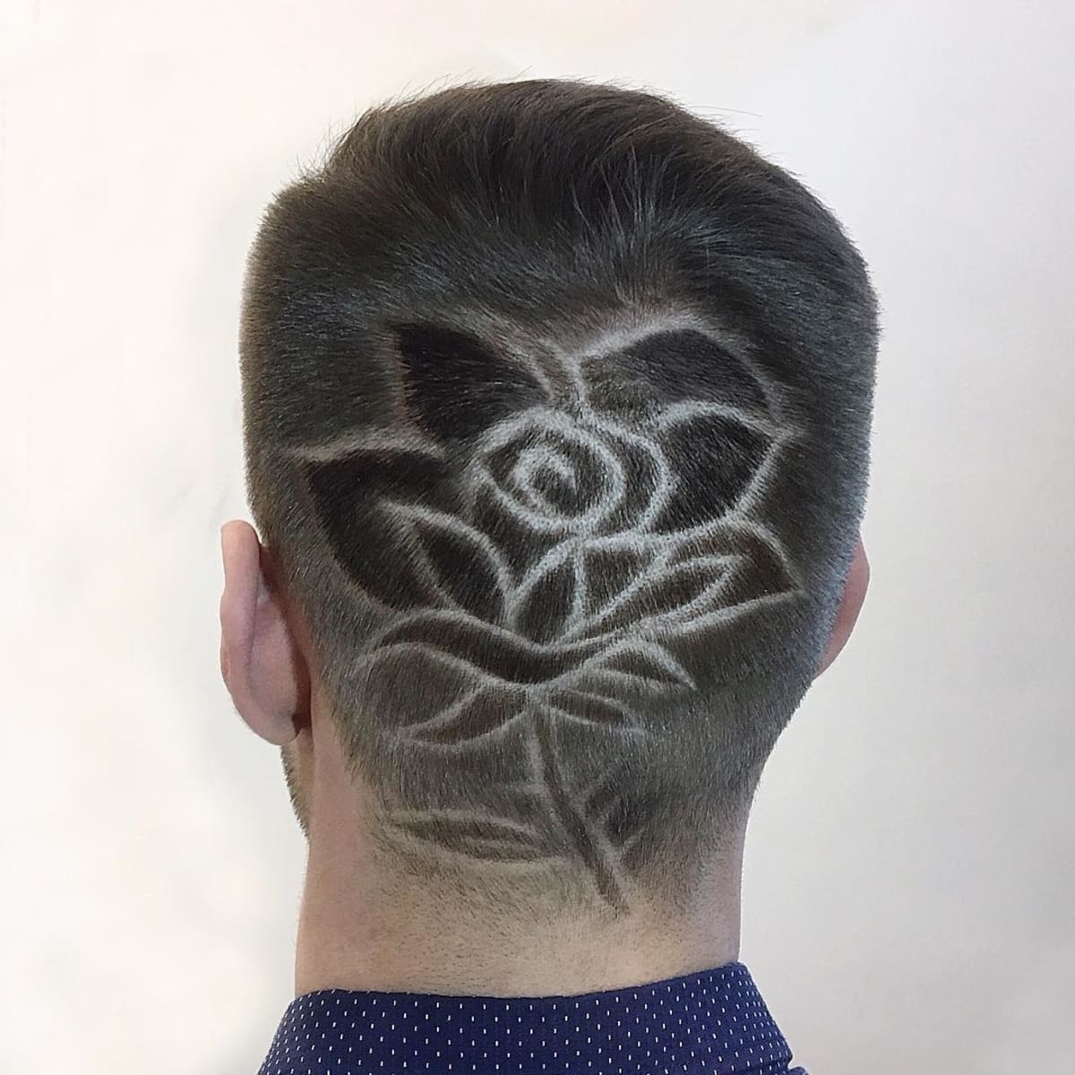 Rose hair design for males