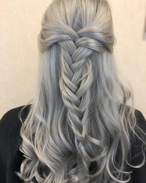 Trendsetting Silver Mermaid Hair