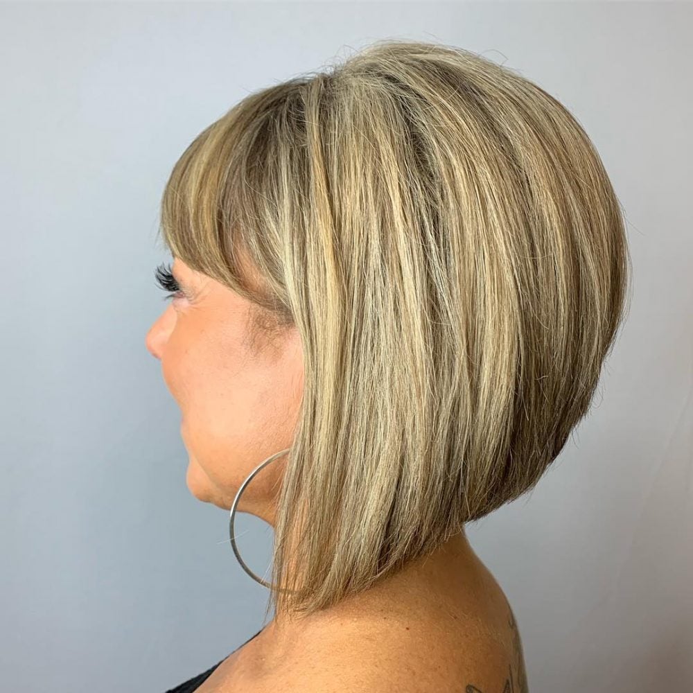 The Stacked Bob Cut for Thin Hair